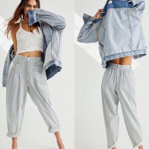 Free People - Make a Stand Trouser Blue Combo